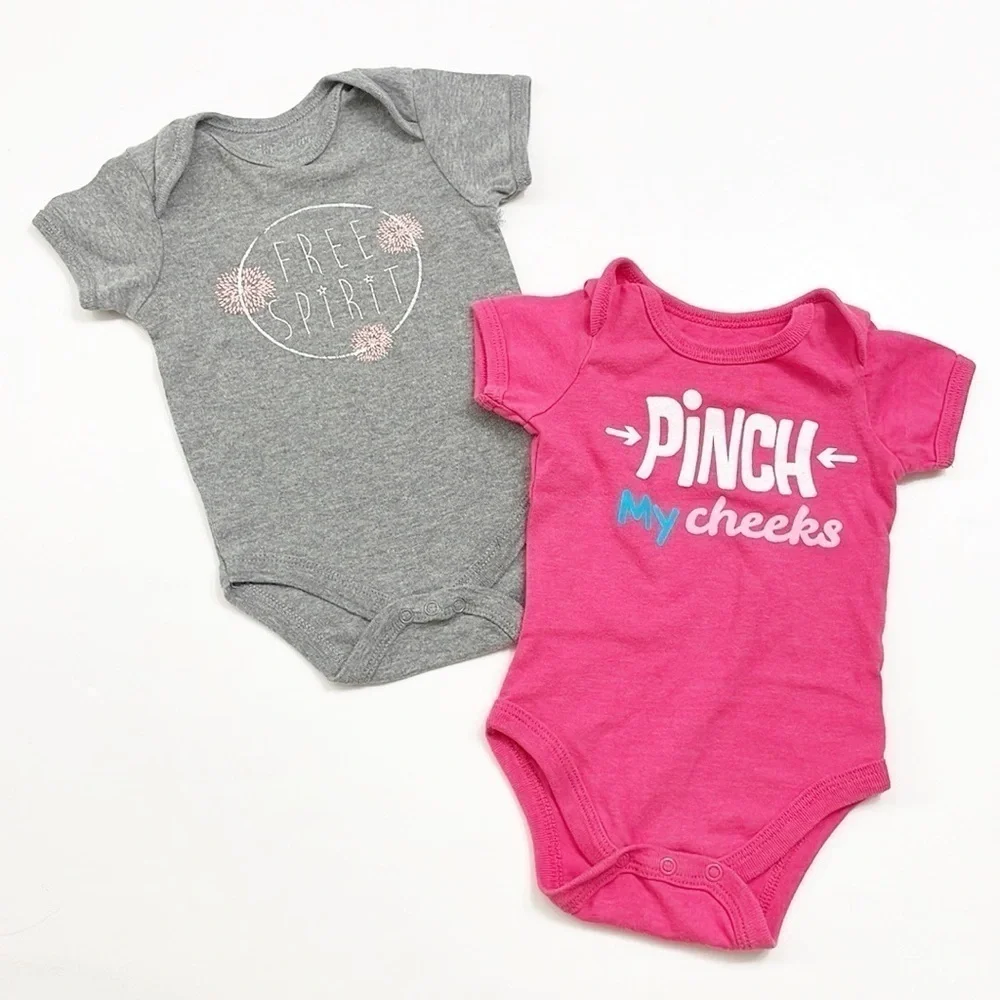 Emily & Oliver/Industry 9 baby girls bodysuits